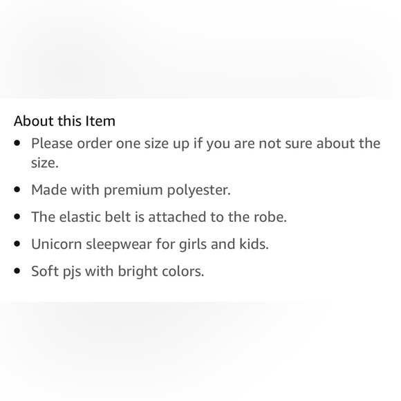 NWT Doctor Unicorn Bright Purple Size 7-9 Years Bath Sleep Robe - Picture 7 of 10